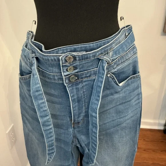 SKINN Men's Bootcut Jeans in Classic Blue Skinny Flare EXTRA HIGH WAIST